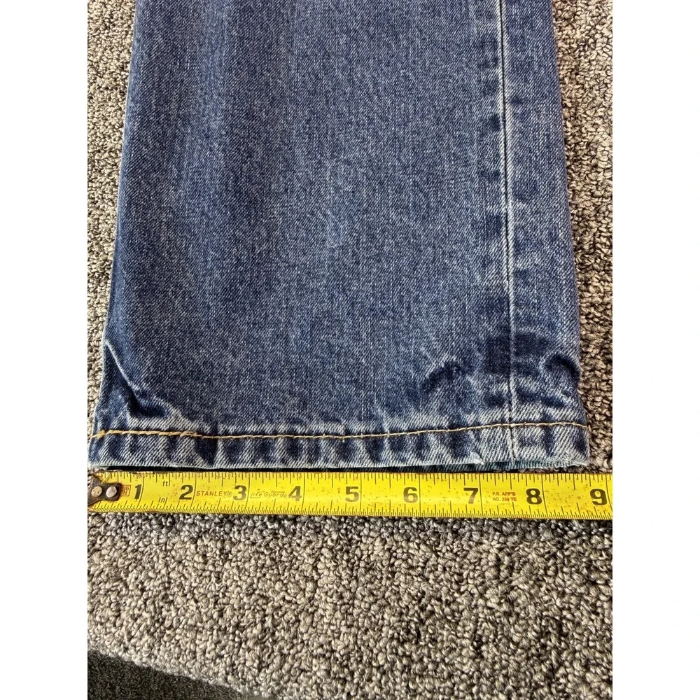 Levi's 559 Jeans Mens 36x32 Blue Denim Whiskered Medium Wash Straight Streetwear